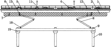 一种水下地锚式游艇码头的结构的制作方法