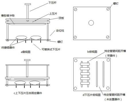 一种印制板通孔器件管腿批量搪锡工装的制作方法