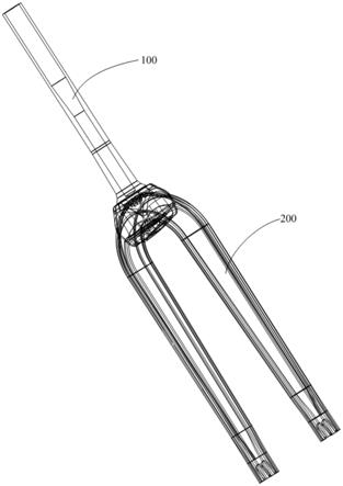 自行车前叉结构及其制造方法与流程