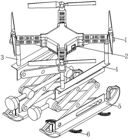 一种水利用无人机扩展起落装置的制作方法