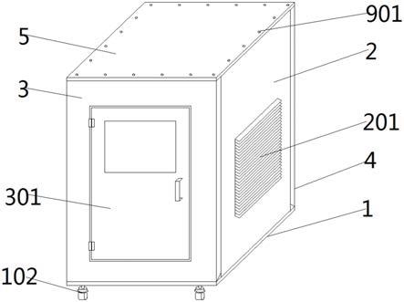 一种便于组装拆卸的建筑施工用电气柜的制作方法