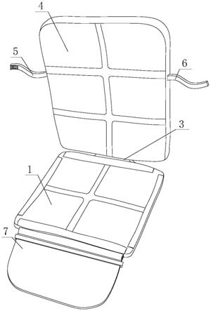 一种方便固定的汽车座椅垫的制作方法