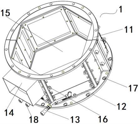 一种吊舱推进器滑环传扭用可视六角笼结构的制作方法