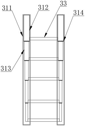 一种油品冷却用钢结构梯子的制作方法