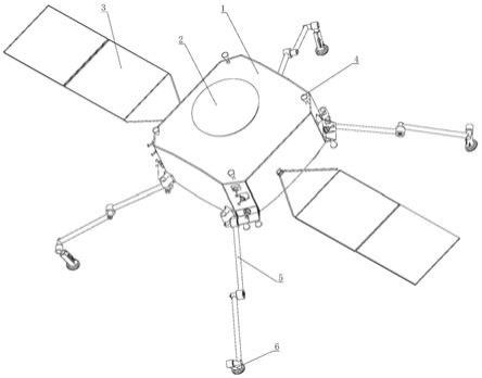 一种腿臂复用式小天体附着取样一体化探测器的制作方法