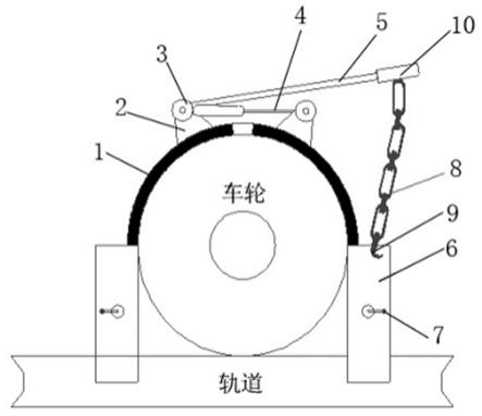 一种矿车制动装置的制作方法