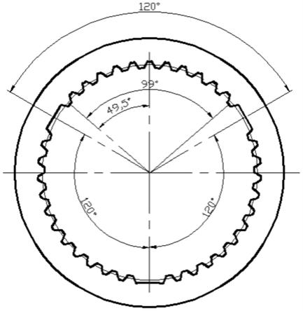 一种盲孔异型内齿的加工方法与流程