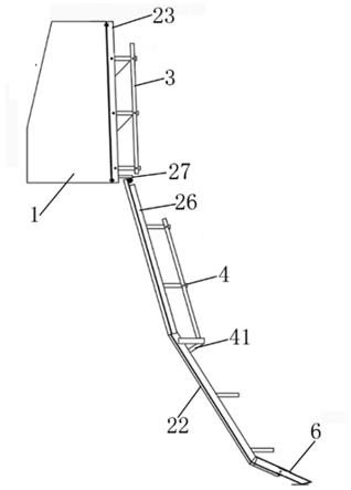 一种可折叠登顶梯的制作方法