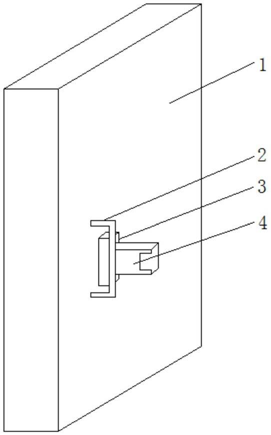 一种用于人防门门扇启闭力检测的辅助定位装置的制作方法