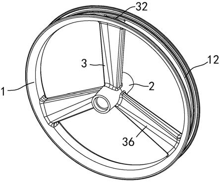 中空一体轮的制作方法