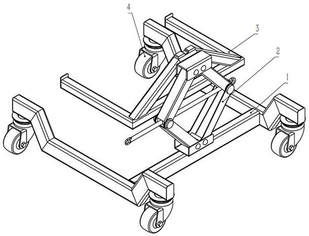 一种车轮提升平移装置的制作方法