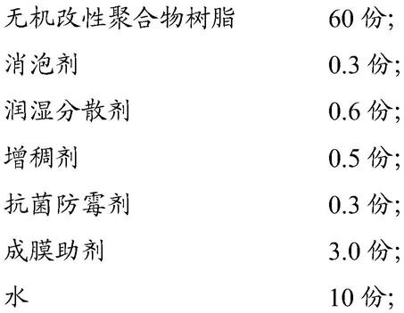 一种屋面瓦防渗水涂层及其制备方法与流程