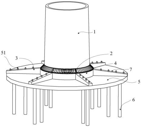 装配式风电塔筒基础及制作方法与流程