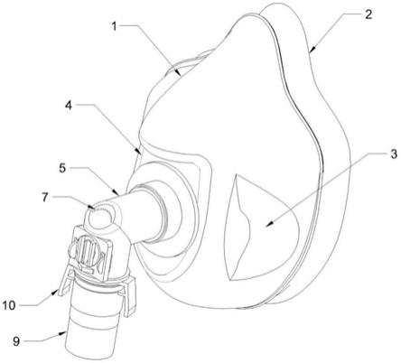 一种重症监护用呼吸机面罩的制作方法