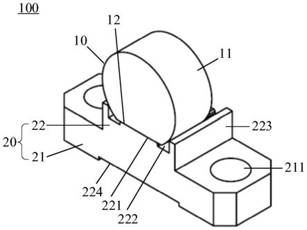 一种镜片组件及激光器的制作方法