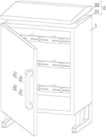 一种可调整摆放架角度的耐冲击型配电柜的制作方法