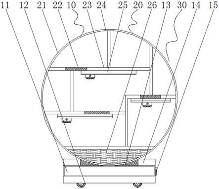 建筑装饰用盆景架的制作方法