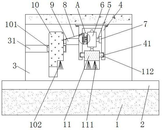 一种建筑钢筋回收处理用表面除杂除锈装置的制作方法