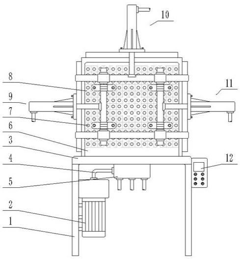 一种建筑工程脚手架材料稳固性试验装置的制作方法