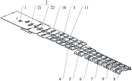 汽车座椅地板锁支架级进模冲压生产线的制作方法