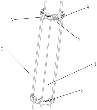 一种构架式体外预应力抗疲劳钢塔架结构的制作方法