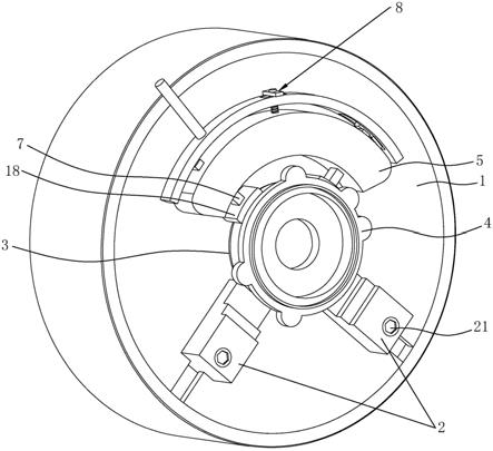 泵盖偏心孔车削加工用工装的制作方法