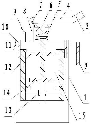 一种厨房用的吊桶式定容量物料取倒容器的制作方法