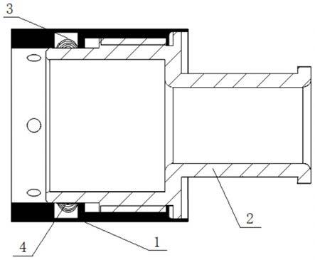 适用于高温高压电连接器的外导体防振动防松脱结构的制作方法