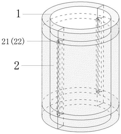 3D打印技术形成对扣式降水井贴砾过滤器的方法及结构与流程