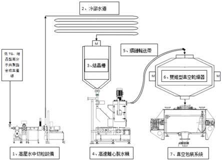 一种低TG结晶共聚酯高效造粒系统的制作方法