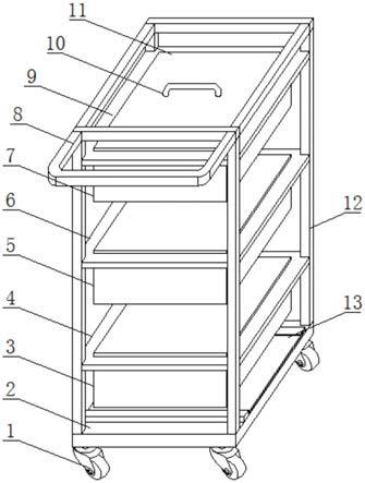 一种外科护理用工具推车的制作方法