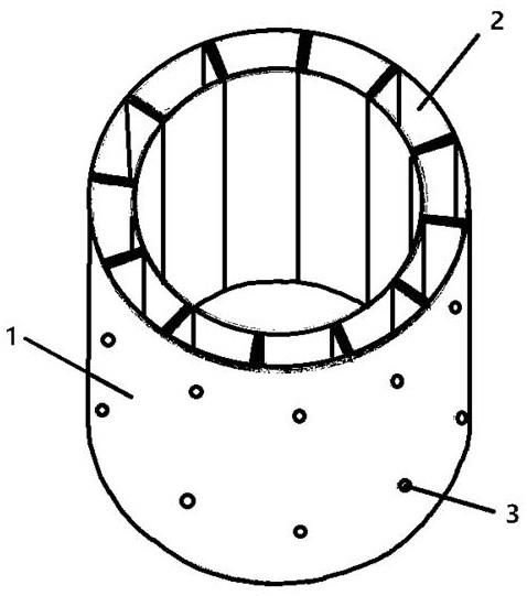一种有空心曲面体骨架的可拆卸的探井支护装置的制作方法