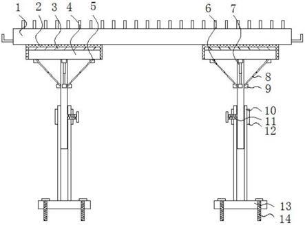 一种教学用装配式建筑支撑架的制作方法