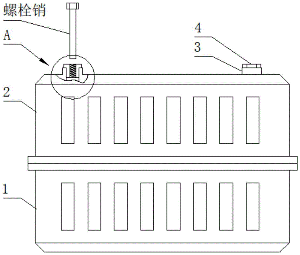 一种同心率高的预埋螺栓式拖拉机油箱用模具的制作方法