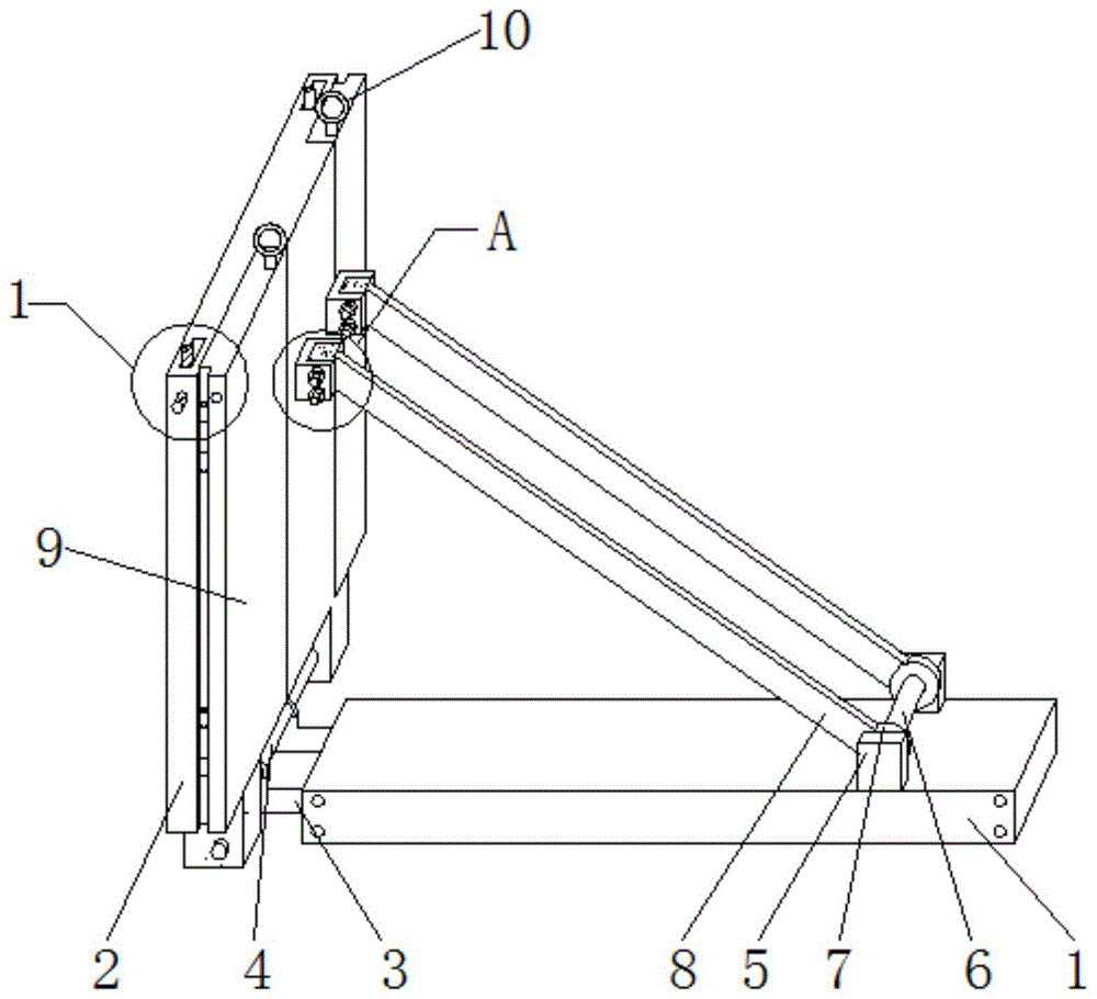 一种土建结构用钢结构支撑架的制作方法