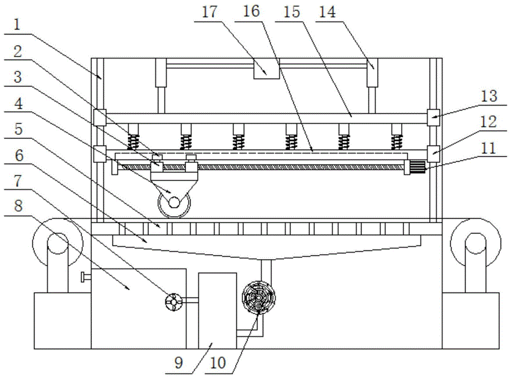 一种针织面料后整理用定型装置的制作方法