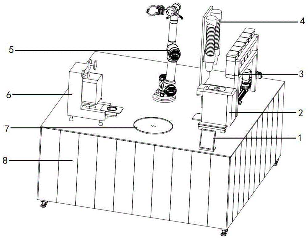 一种基于协作机器人的五谷豆浆制作系统的制作方法
