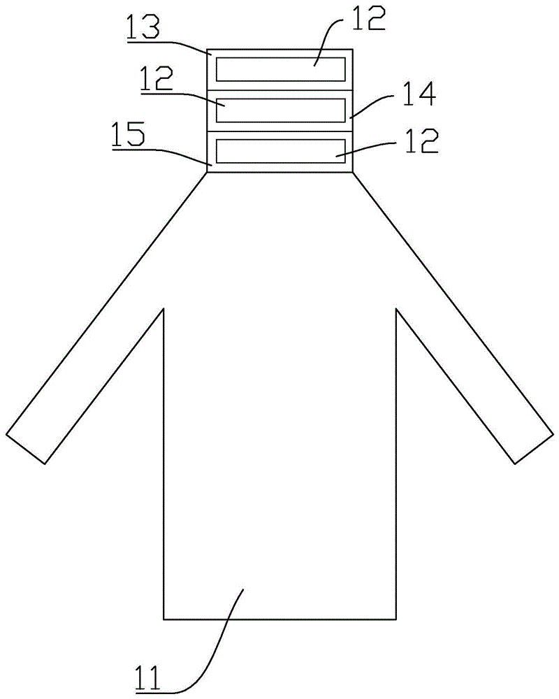 一种供医护人员使用的衣服的制作方法