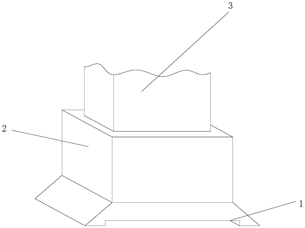 一种土木建筑工程基座构筑的制作方法