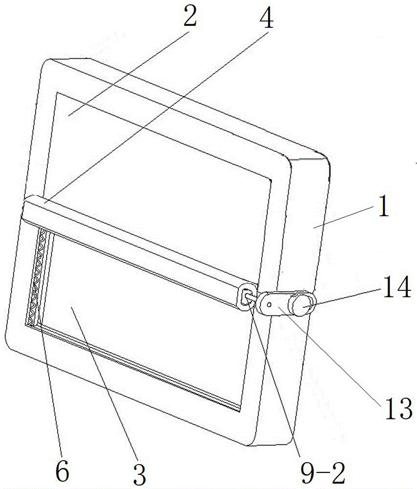 一种自带黑板擦的上下推拉式黑板的制作方法