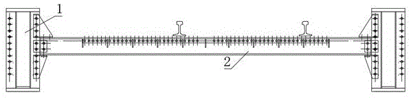 一种架空铁路用可接长式施工便梁的制作方法