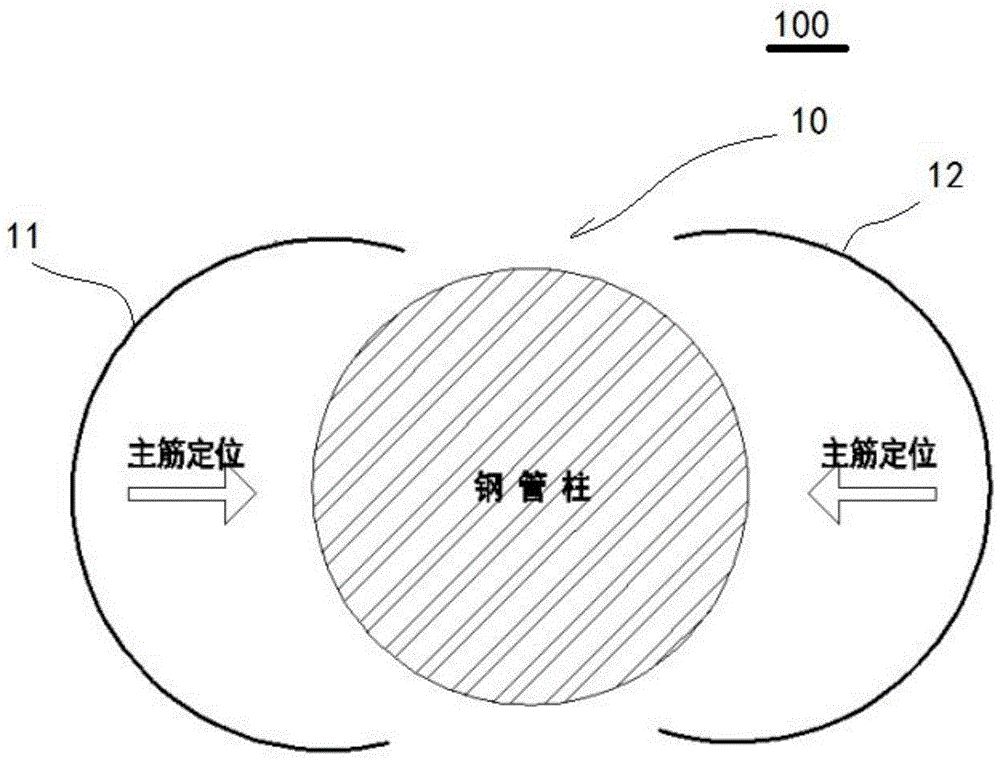 一种逆作法环梁节点处的环梁主筋构造的制作方法