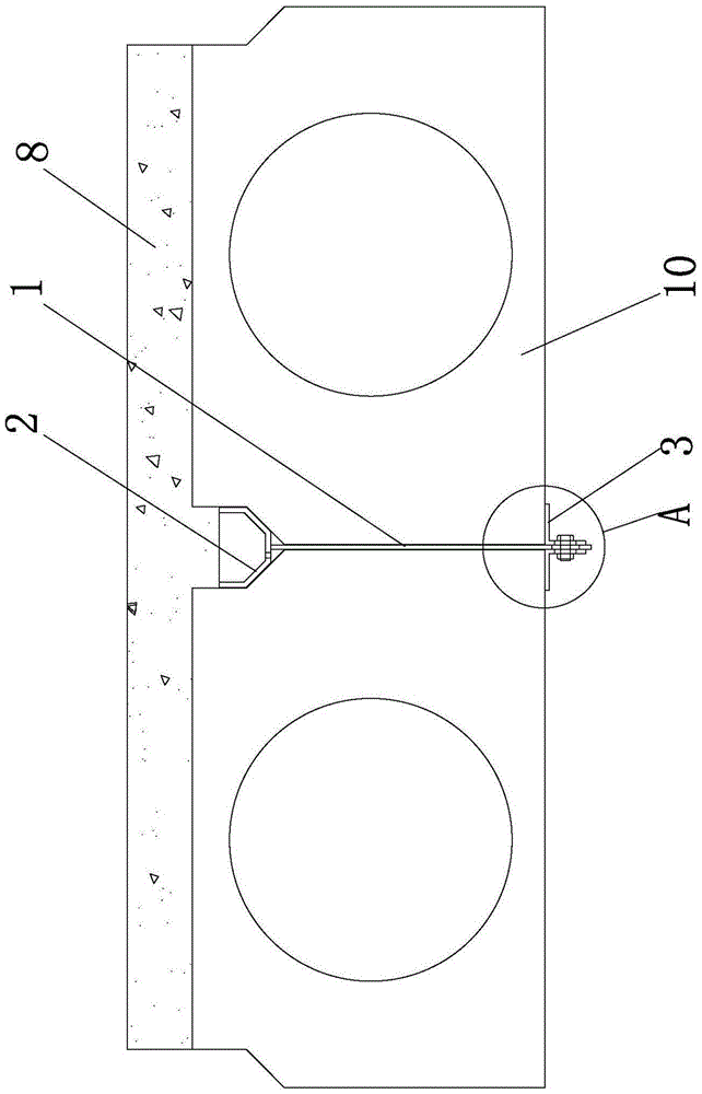 一种空心板梁插钢法横向连接结构的制作方法