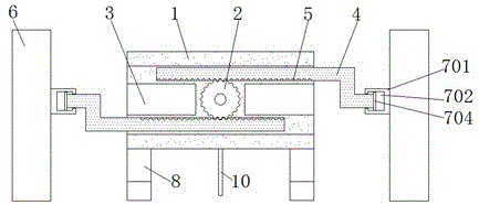 一种建筑用伸缩缝模板加固装置的制作方法