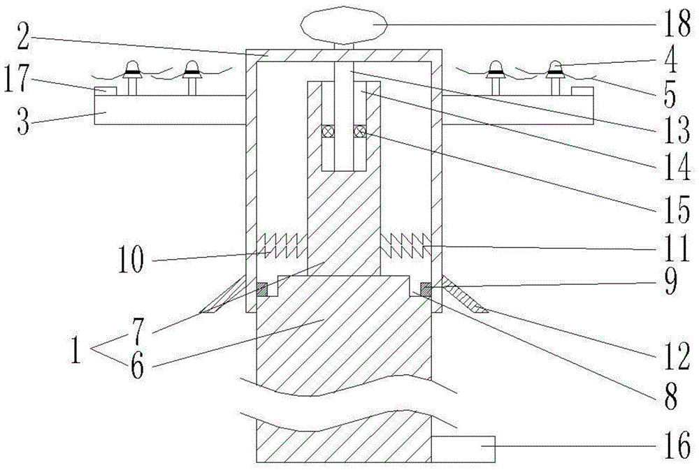 一种电线杆结构的制作方法