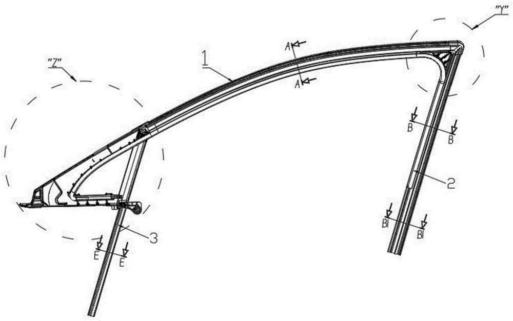 一种整体式包覆导轨玻璃导槽的制作方法