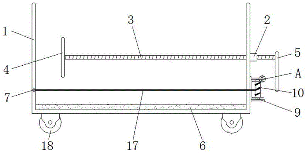 一种建筑板材存放架的制作方法