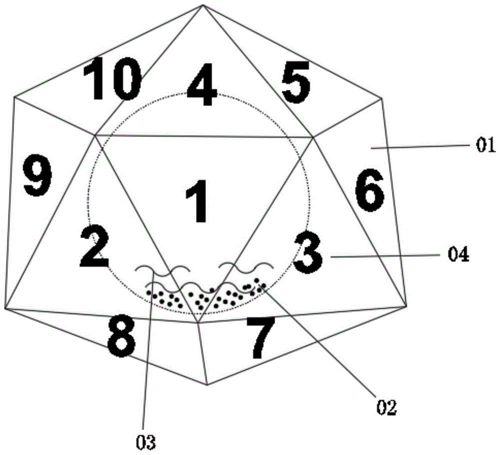 一种动感流沙骰子的制作方法