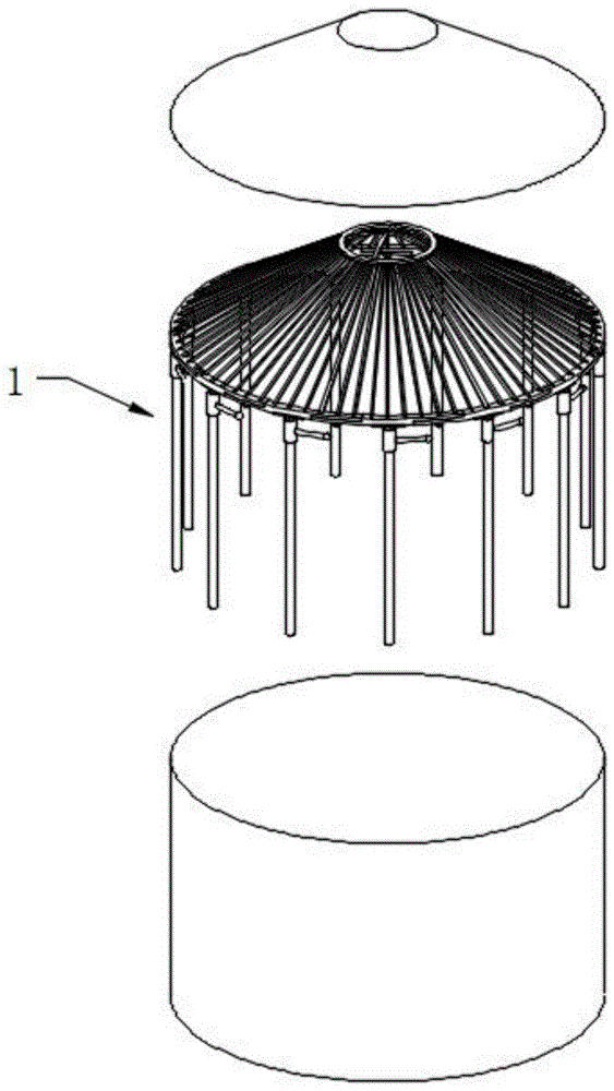 一种新型蒙古包的制作方法