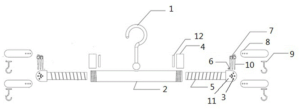 多形态衣架的制作方法